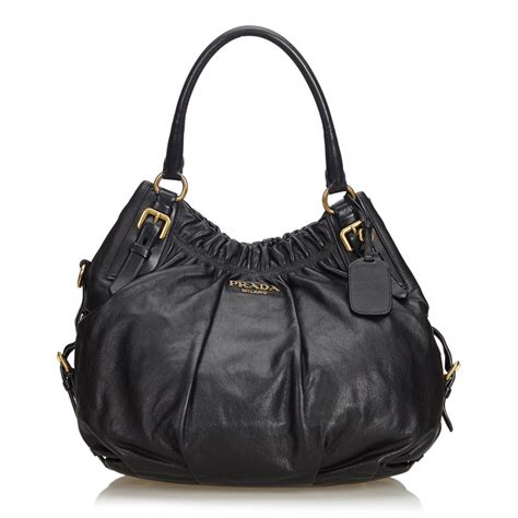 prada brown hobo bag|old prada black purses.